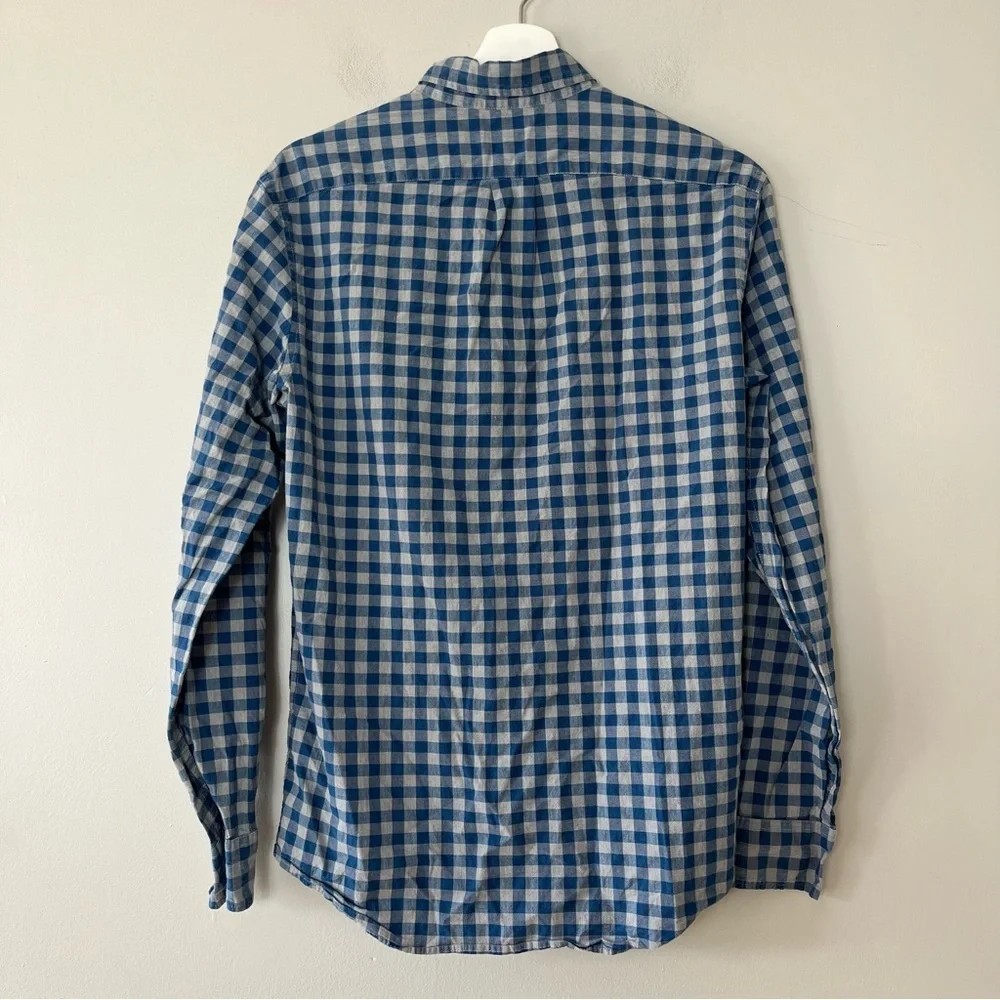 J. Crew Gingham‎ Plaid Button Down Shirt Men's Medium